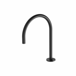 Phoenix - Vivid Slimline - VS0720-10 - Hob Sink Outlet 220mm Gooseneck - Matte Black
