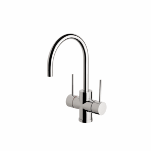 Phoenix - Vivid Slimline - VS711 CHR - Twin Handle Kitchen Mixer 160mm Gooseneck