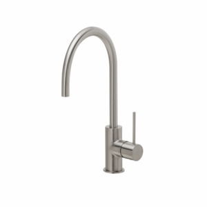 Phoenix - Vivid Slimline - VS733-40-1 - Kitchen Sink Mixer 220mm Gooseneck - Brushed Nickel