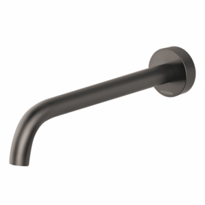 Phoenix - Vivid Slimline - VS7630-31-1 - Wall Basin Outlet 230mm Curved - Brushed Carbon