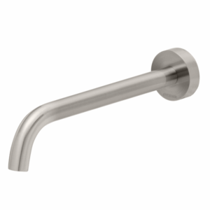 Phoenix - Vivid Slimline - VS7630-40-1 - Wall Basin Outlet 230mm Curved - Brushed Nickel