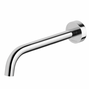 Phoenix - Vivid Slimline - VS7640-00-1 - Wall Bath Outlet 230mm Curved - Chrome