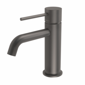 Phoenix - Vivid Slimline - VS7701-31-1 - Basin Mixer Curved Outlet - Brushed Carbon