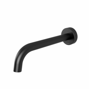 Phoenix - Vivid Slimline - VS776 MB - Wall Bath Outlet 180mm Curved - Matte Black