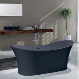 Pietra Bianca - Crown - PB4020 -  Terrazzo Freestanding Bath