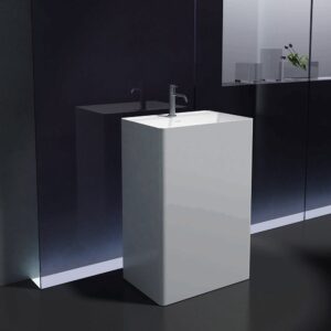 Pietra Bianca - Cube - PBS2022 - Freestanding Basin