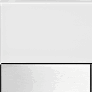TECE - TECEsquare Glass - 9.240.801 - Flush Button - White Glass/Stainless Steel Buttons