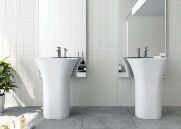 Pietra Bianca - Iceland - PBS2024 - Freestanding Basin