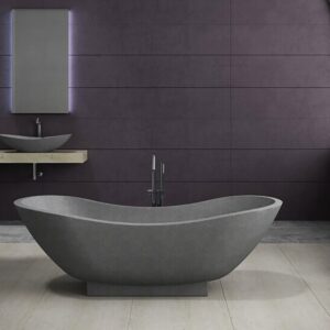 Pietra Bianca - Mango - PB4092 - Freestanding Terrazzo Bathtub