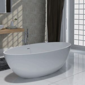 Pietra Bianca - Nice - PBS1057 - Freestanding Marble Bathtub