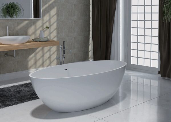 Pietra Bianca - Nice - PBS1057 - Freestanding Marble Bathtub