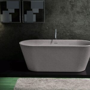 Pietra Bianca - Olive - PB4012 - Freestanding Terrazzo Bathtub