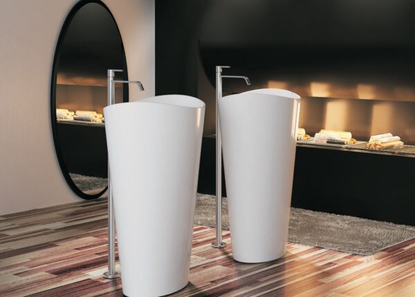 Pietra Bianca - Wave - PBS2175 - Freestanding Basin
