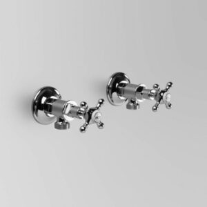 Astra Walker - Edwardian - A52.44.00 - Washing Machine Tap Set - Chrome