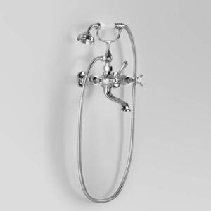 Astra Walker - Olde English - A51.20.00 - Bath Mixer with Hand Shower - Wels 3 Star Flow Rate (9L/min or 7L/min) - Chrome