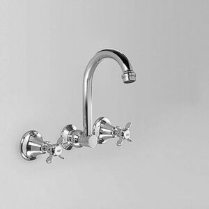 Astra Walker - Olde English - A51.27.00 - Wall Set with 170mm Swivel Spout - Chrome