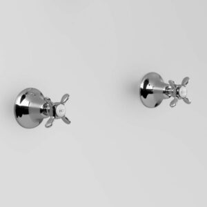 Astra Walker - Olde English - A51.49.00 - Wall Tap Set - Chrome
