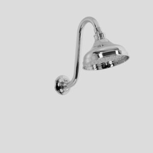 Astra Walker - Olde English - A51.10.11.A.00 - Shower Arm and 150mm Rose - Wels 3 Star Flow Rate (9L/min or 7L/min) - Chrome