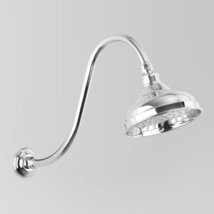 Astra Walker - Olde English - A51.10.11.V3.A.00- Shower Arm and 150mm Ball Joint Rose - Wels 3 Star Flow Rate (9L/min or 7L/min) - Chrome