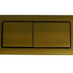 Turner Hastings - THSP022 - Rectangle Flush Button - Brushed Brass