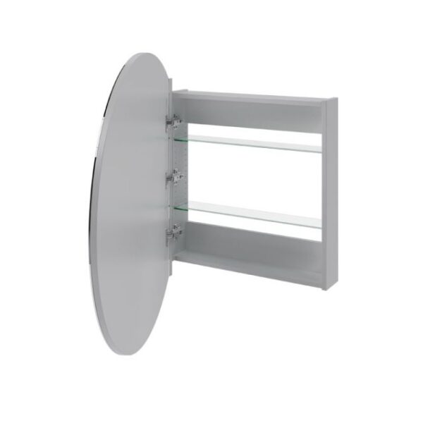 Rifco - Cirque  - CIR600 - Mirror Cabinet 600mm - White Gloss - Image 2