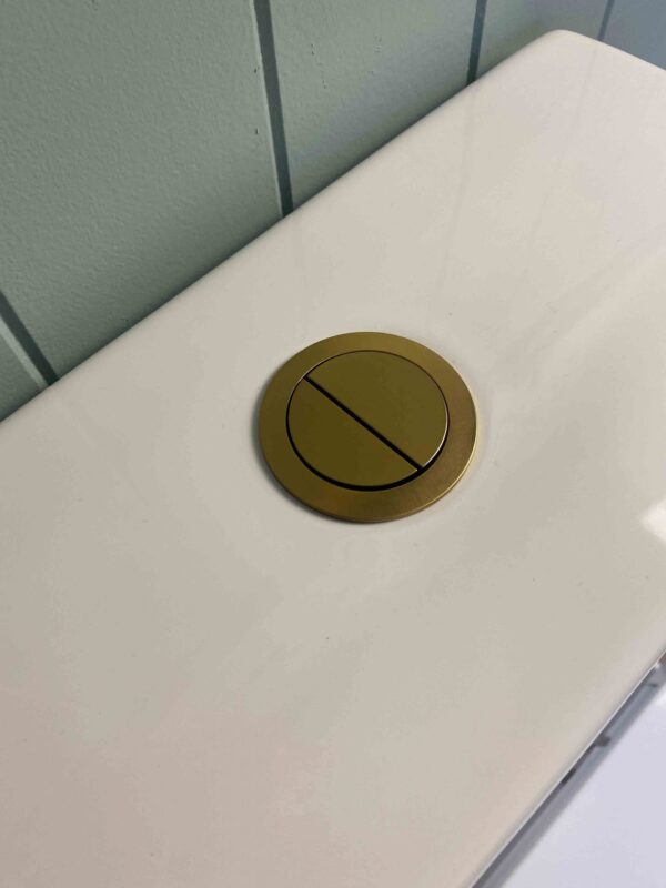 Turner Hastings - THSP021 - Round Flush Button - Brushed Brass - Image 2